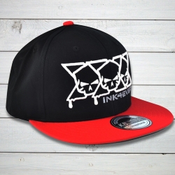 GORRA SKULL XXX BLK-RED-WHT