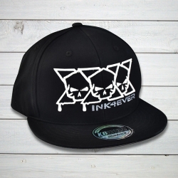 GORRA SKULL XXX BLK-WHT